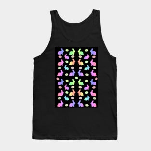 CUTE Pastel Bunnies And Easter Eggs Tank Top